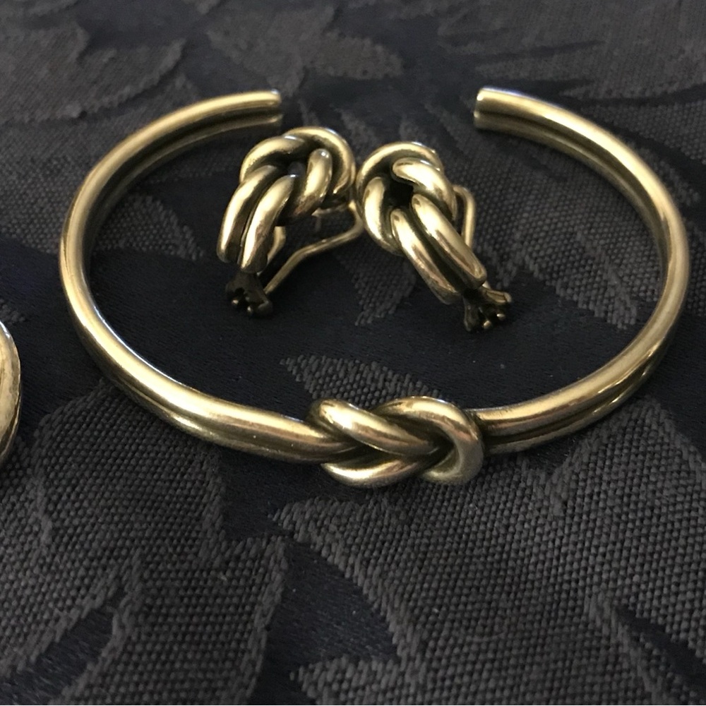 Extremely Rare!!! Retired James Avery Lovers Knot .925 Sterling Silver FULL SET! - Picture 2 of 6